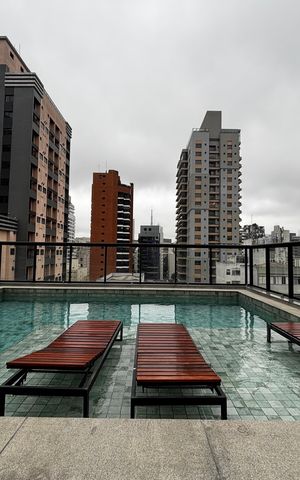 Apartamento para alugar com 24m², 1 quarto e sem vaga