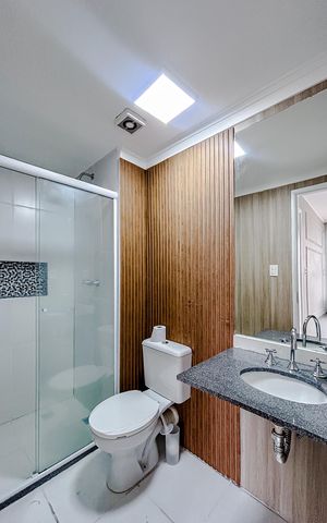 Apartamento à venda com 38m², 1 quarto e 1 vagaBanheiro