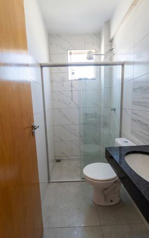 Apartamento para alugar com 57m², 2 quartos e 1 vaga Apartamento para alugar com 57m², 2 quartos e 1 vagaBanheiro