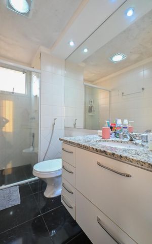Apartamento à venda com 94m², 3 quartos e 2 vagasBanheiro Suíte 