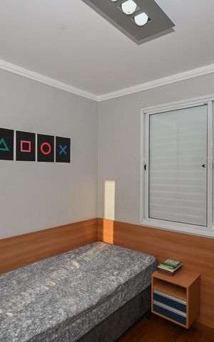 Apartamento à venda com 94m², 3 quartos e 2 vagasQuarto 1