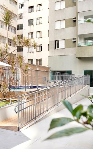Studio para alugar com 40m², 1 quarto e 1 vaga Studio para alugar com 40m², 1 quarto e 1 vagaÁrea comum - Piscina