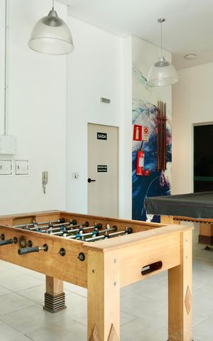 Studio para alugar com 40m², 1 quarto e 1 vaga Studio para alugar com 40m², 1 quarto e 1 vagaÁrea comum - Salão de Jogos