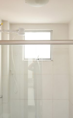Studio para alugar com 40m², 1 quarto e 1 vaga Studio para alugar com 40m², 1 quarto e 1 vagaBanheiro