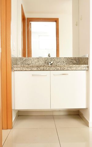 Studio para alugar com 40m², 1 quarto e 1 vaga Studio para alugar com 40m², 1 quarto e 1 vagaBanheiro