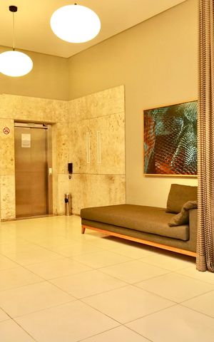 Studio para alugar com 40m², 1 quarto e 1 vaga Studio para alugar com 40m², 1 quarto e 1 vagaHall de entrada