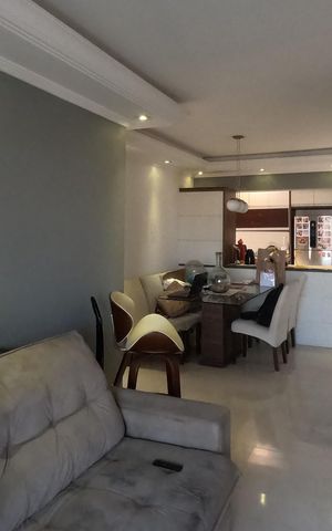 Apartamento para alugar com 87m², 3 quartos e 2 vagasSala de estar e de jantar