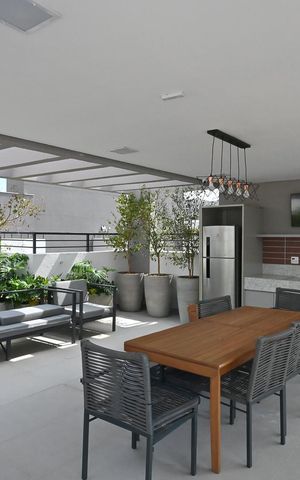 Apartamento para alugar com 35m², 2 quartos e sem vagaChurrasqueira 1