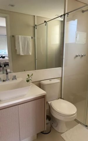 Apartamento à venda com 103m², 3 quartos e 2 vagasBanheiro
