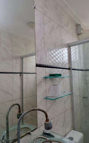 Apartamento para alugar com 50m², 2 quartos e 1 vaga Apartamento para alugar com 50m², 2 quartos e 1 vagaBanheiro