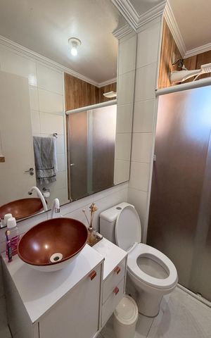 Apartamento para alugar com 54m², 2 quartos e 1 vagaBanheiro Social