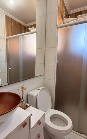 Apartamento para alugar com 54m², 2 quartos e 1 vagaBanheiro Social