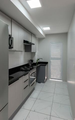 Apartamento à venda com 59m², 2 quartos e 1 vagaCozinha