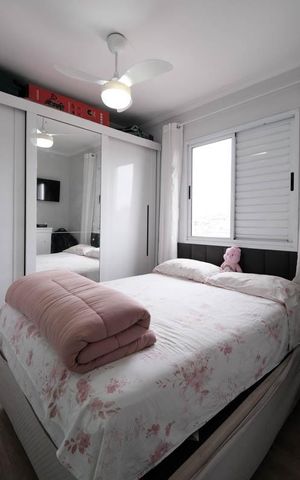 Apartamento à venda com 65m², 3 quartos e 1 vagaQuarto 2
