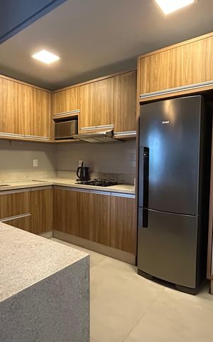 Apartamento para alugar com 96m², 2 quartos e sem vagaCozinha 