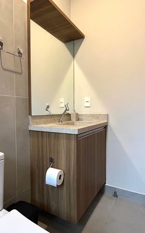 Apartamento para alugar com 96m², 2 quartos e sem vagaBanheiro suíte 