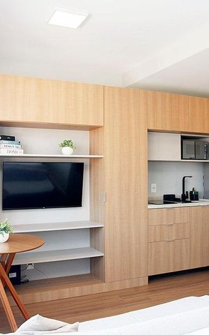 Studio para alugar com 28m², 1 quarto e sem vagaStudio - Sala / Quarto