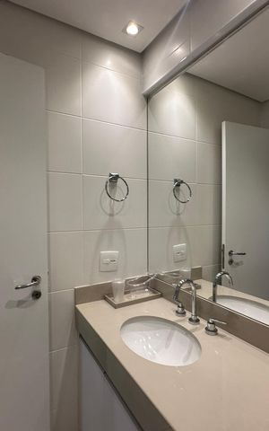 Apartamento para alugar com 49m², 1 quarto e 1 vaga Apartamento para alugar com 49m², 1 quarto e 1 vagaBanheiro da Suíte