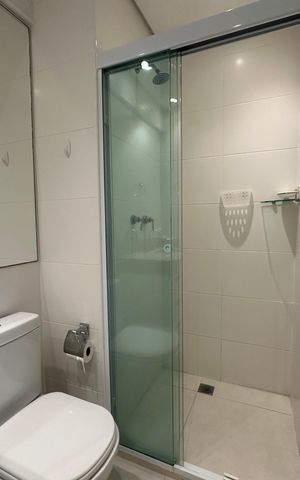 Apartamento para alugar com 49m², 1 quarto e 1 vaga Apartamento para alugar com 49m², 1 quarto e 1 vagaBanheiro da Suíte