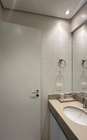 Apartamento para alugar com 49m², 1 quarto e 1 vaga Apartamento para alugar com 49m², 1 quarto e 1 vagaBanheiro da Suíte