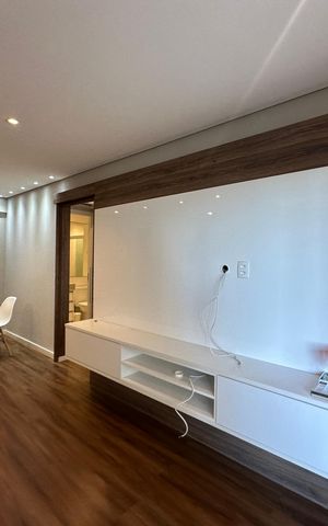 Apartamento para alugar com 49m², 1 quarto e 1 vaga Apartamento para alugar com 49m², 1 quarto e 1 vagaSala