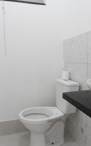 Casa para alugar com 100m², 2 quartos e 1 vagaLavabo