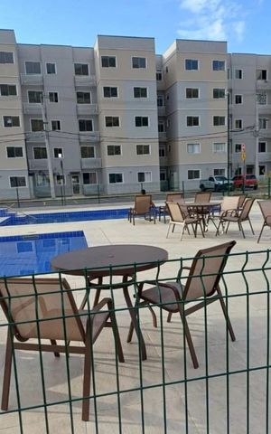 Apartamento para alugar com 45m², 2 quartos e 1 vaga Apartamento para alugar com 45m², 2 quartos e 1 vagaÁrea externa piscina