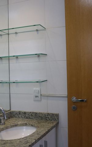 Apartamento para alugar com 82m², 2 quartos e 2 vagasBanheiro 1