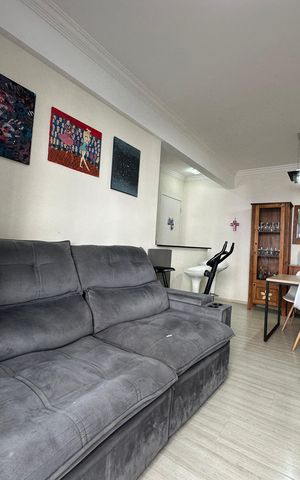 Apartamento à venda com 57m², 2 quartos e 1 vagaSala