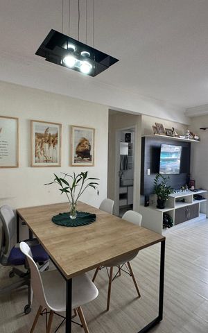 Apartamento à venda com 57m², 2 quartos e 1 vagaSala
