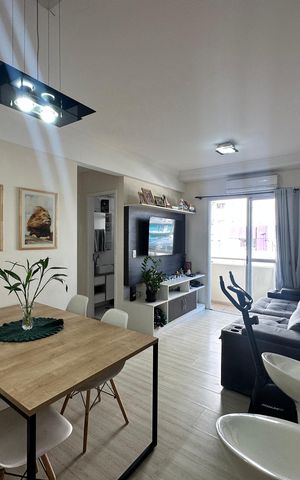 Apartamento à venda com 57m², 2 quartos e 1 vagaSala