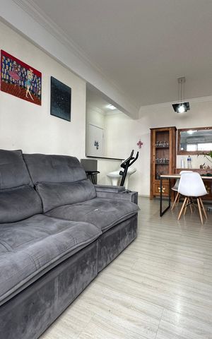 Apartamento à venda com 57m², 2 quartos e 1 vagaSala