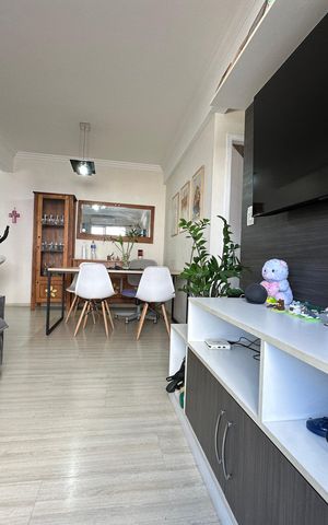 Apartamento à venda com 57m², 2 quartos e 1 vagaSala