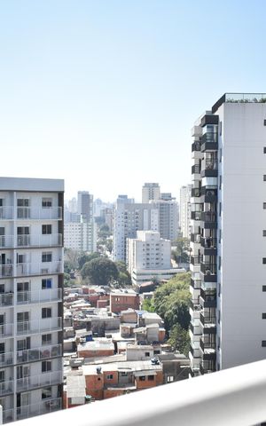 Apartamento para alugar com 28m², 1 quarto e sem vagaSacada