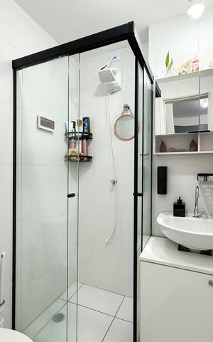 Apartamento à venda com 52m², 1 quarto e sem vagaBanheiro e Área de Serviço