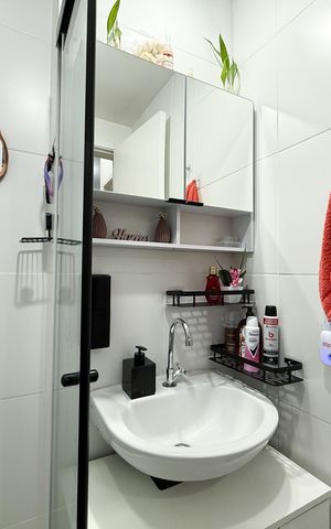 Apartamento à venda com 52m², 1 quarto e sem vagaBanheiro e Área de Serviço