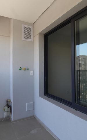 Studio à venda com 30m², 1 quarto e sem vagaVaranda