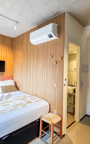 Studio para alugar com 18m², 1 quarto e sem vaga