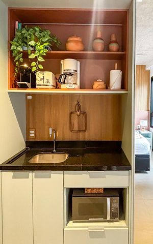 Studio para alugar com 18m², 1 quarto e sem vaga