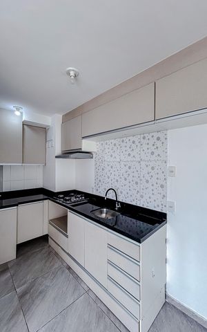 Apartamento para alugar com 36m², 2 quartos e sem vagaCozinha e Área de Serviço