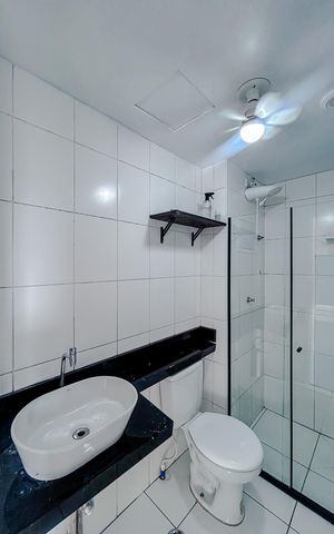 Apartamento para alugar com 36m², 2 quartos e sem vagaBanheiro