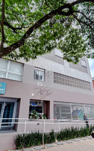 Apartamento para alugar com 36m², 2 quartos e sem vagaFachada e portaria