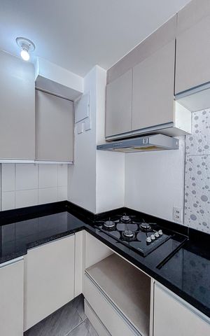 Apartamento para alugar com 36m², 2 quartos e sem vagaCozinha e Área de Serviço