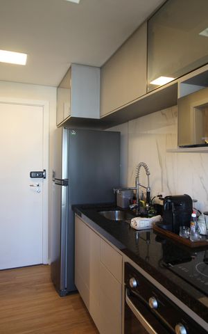 Studio para alugar com 27m², 1 quarto e sem vaga Studio para alugar com 27m², 1 quarto e sem vagaCozinha