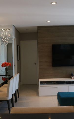 Apartamento à venda com 83m², 2 quartos e 2 vagasSala