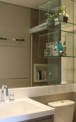 Apartamento à venda com 83m², 2 quartos e 2 vagasBanheiro 1