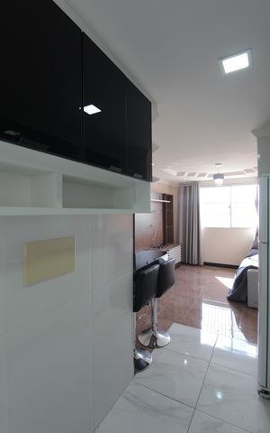 Apartamento para alugar com 55m², 2 quartos e 1 vagaCozinha e Área de Serviço
