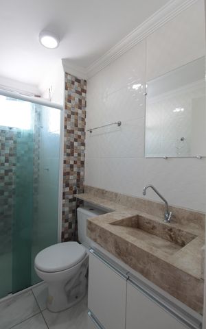 Apartamento para alugar com 55m², 2 quartos e 1 vagaBanheiro Social