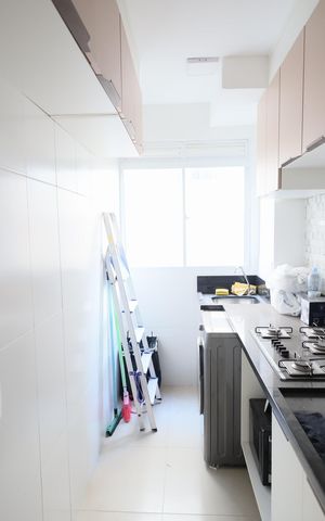 Apartamento para alugar com 40m², 2 quartos e sem vagaCozinha e Área de Serviço