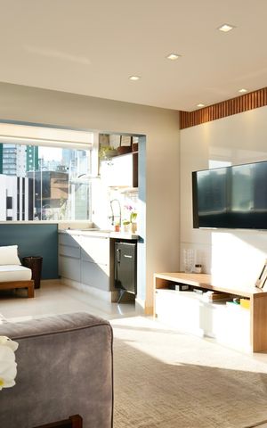 Apartamento à venda com 77m², 2 quartos e 2 vagasSala 